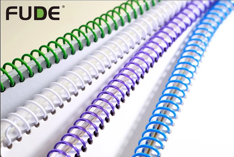 Plastic coil bound notebook and calendar application